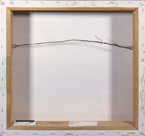 Dominique Chan - Gemengde techniek en collage op doek, Zonder titel kopen? Bied vanaf 100!