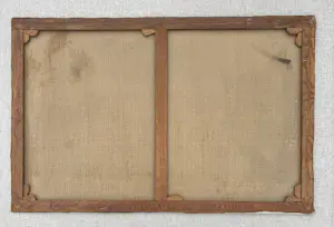 Robert Detheux - Der Schläfer und die Schaufensterpuppe – Großes surrealistisches Gemälde aus dem Jahr 1957 kopen? Bied vanaf 800!