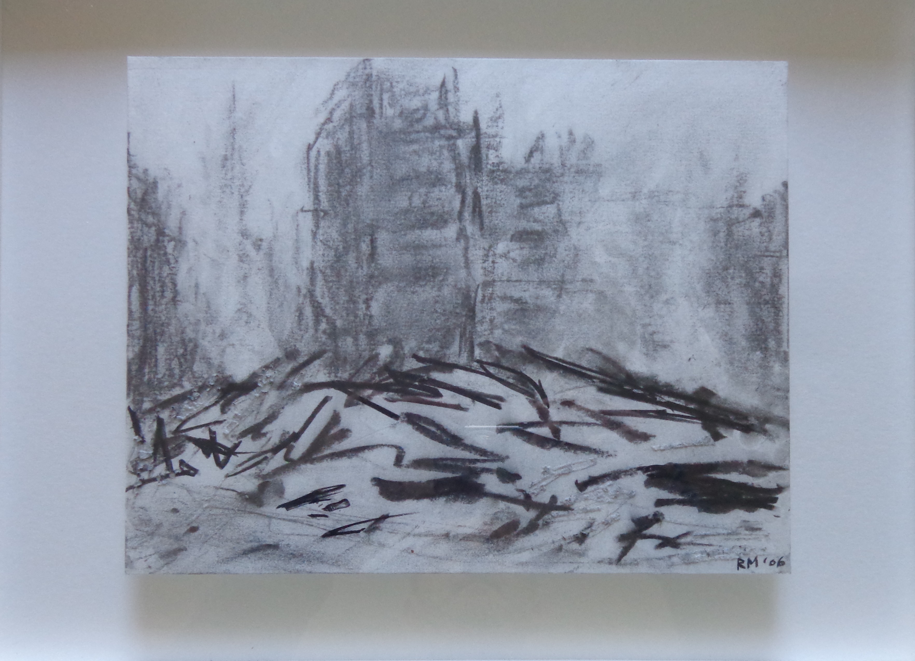 Raquel Maulwurf - MILANO PIAZZA SANCARLO 1943 / HOUTSKOOL KARTON / 33x43cm / KADER / SIG / 2006 kaufen? Bieten Sie von 295!