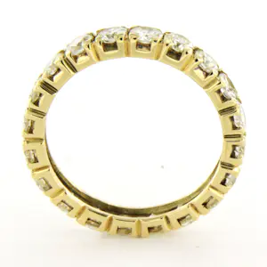 18k geel gouden eternity ring met briljant geslepen diamant tot. 2.30ct kopen? Bied vanaf 1500!