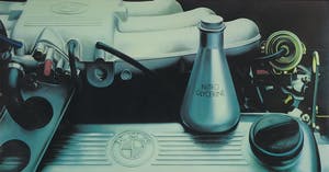 Rob Scholte - Zeefdruk, Muur van vuur - Ingelijst (Groot) kopen? Bied vanaf 100!