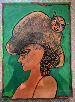 Corneille - Figuur met kat kopen? Bied vanaf 375!