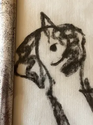 Anton Heyboer - Oervogel Houtskooltekening kopen? Bied vanaf 100!