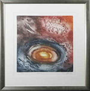 Ad Arma - Ets en aquatint, Life II - Ingelijst kopen? Bied vanaf 40!