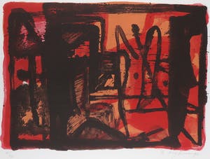 Theo Kuijpers - Litho, Zonder titel - Ingelijst kopen? Bied vanaf 1!