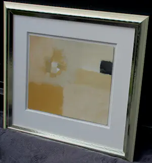 Eugène Brands - Ingelijste gouache: magisch zwart(nette lijst!) kopen? Bied vanaf 1495!