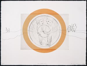 Rinke Nijburg - Ets en litho, The snake's view kopen? Bied vanaf 1!