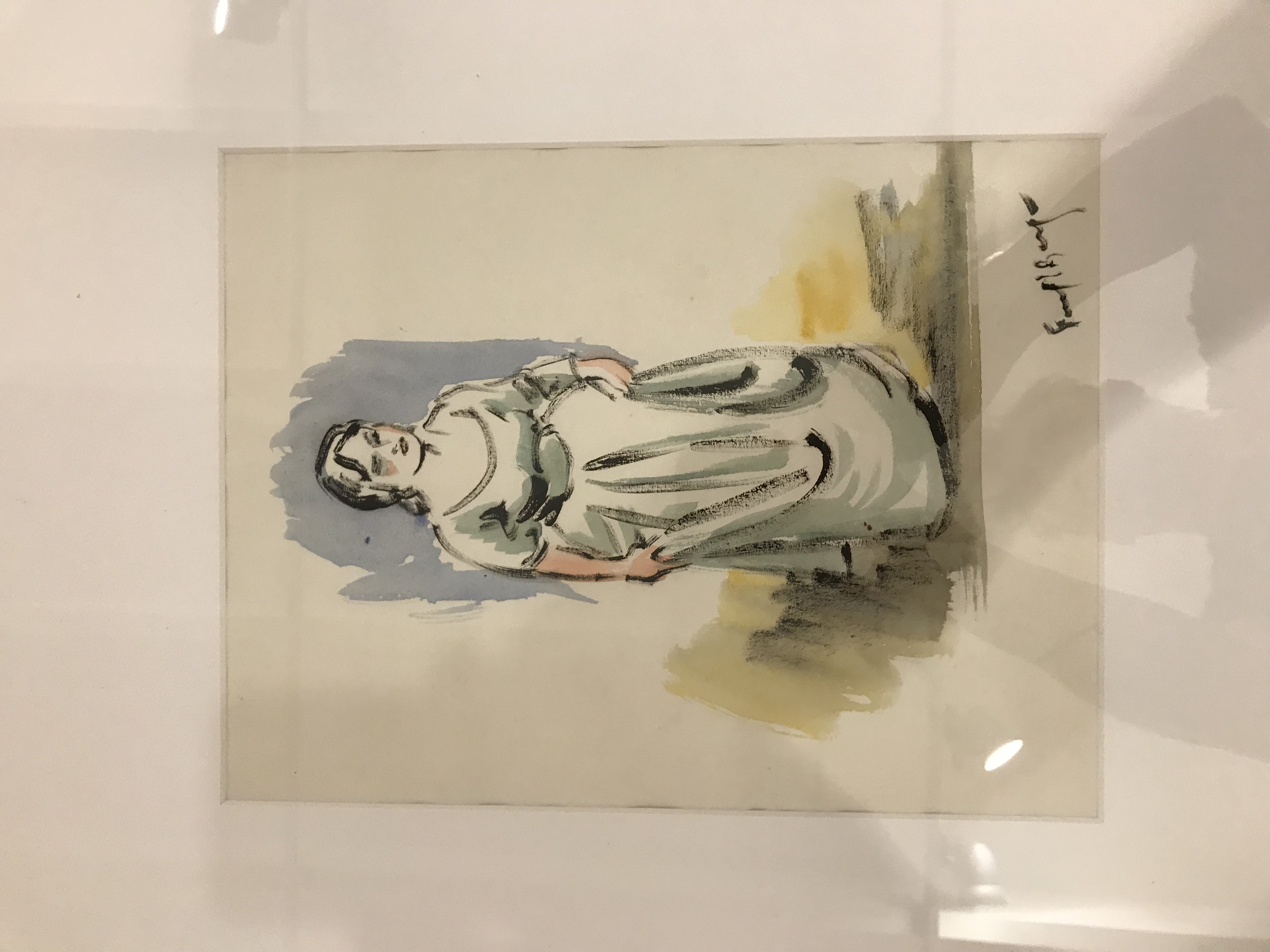 Freek van den Berg - 2 x Aquarel met lijst. kopen? Bied vanaf 199!