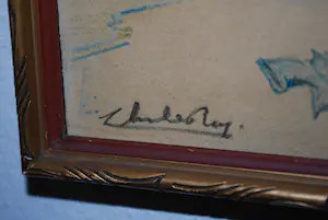 Chris Le Roy - Putter 1921 - kleurenlitho + gratis Theo v Hoytema litho vogel kopen? Bied vanaf 25!