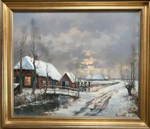 Albert Wessels - boerderij in winterlandschap kaufen? Bieten Sie von 200!