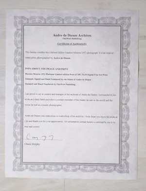 André De Dienes - Marilyn Monroe, 1953 - limitierte Auflage von 200 - nummeriert - drucksiniert kopen? Bied vanaf 690!