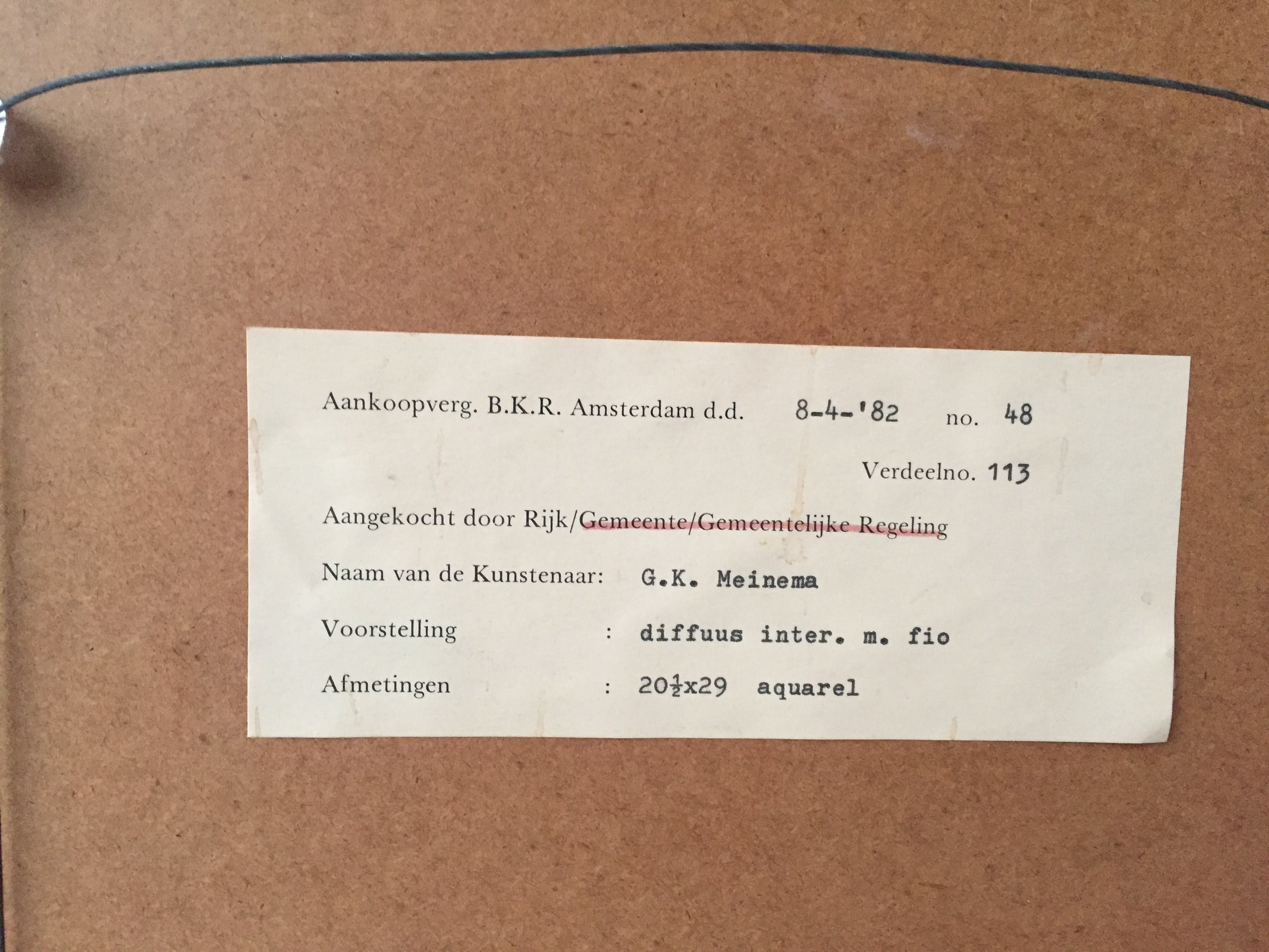 Ger Meinema - Diffuus inter. m. fio kopen? Bied vanaf 1!