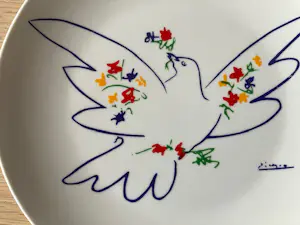 Pablo Picasso - duif keramiek ophang-klaar. kopen? Bied vanaf 84!