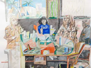 Pat Andrea - UNICA - aquarel - Julie - ingelijst - ophalen - 25815 kopen? Bied vanaf 750!