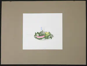 Nicolaas Wijnberg - Handgekleurde ets, For Kate kopen? Bied vanaf 60!