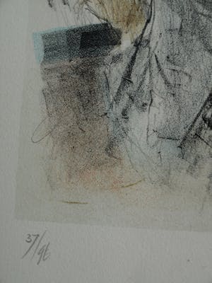 Piet Klaasse - Ingelijste litho , Sarah Vaughan – gesigneerd - 1992 kopen? Bied vanaf 75!