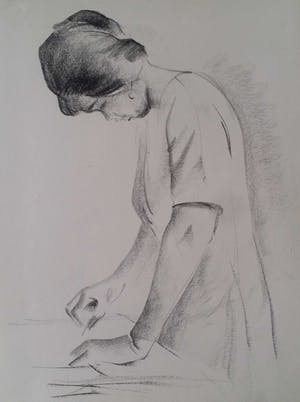 Klaas Pijlman - Portret vrouw. kopen? Bied vanaf 10!