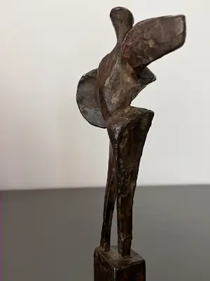 Loek Bos - Warrior a la Henry Moore + boek kopen? Bied vanaf 325!