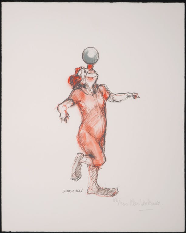 Kees Verkade - Kees Verkade: Litho, Charlie Rivel kopen? Bied vanaf 35!