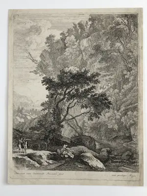 Herman van Swanevelt - Drie etsen met kleine gebreken kopen? Bied vanaf 75!