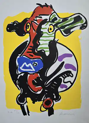 Peter Diem - Designer Cow Yellow - 1995 - 25 ex. verkocht voor € 125!