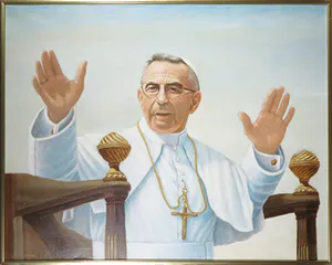 Francisco Perez Anguita - Olieverf op doek, Homenaje al papa de los 33 diaz - Ingelijst (Groot) kopen? Bied vanaf 1!