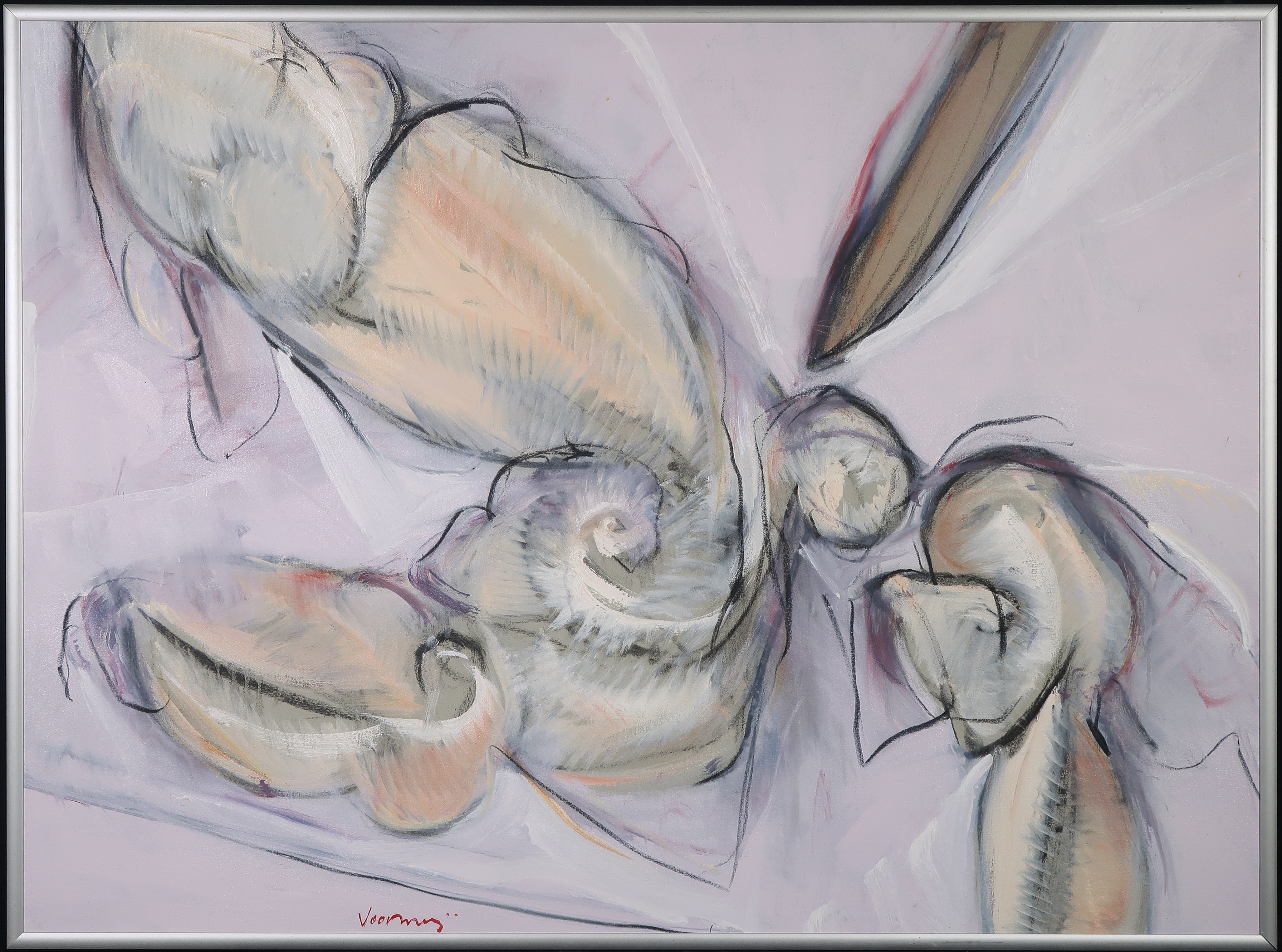 Peter John Voormeij - Olieverf op doek, The mouth of sleep - Ingelijst (Groot) kopen? Bied vanaf 300!