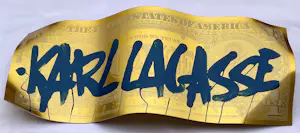 Karl Lagasse - ONE DOLLAR GOLD KARL LAGASSE – Skulptur kopen? Bied vanaf 500!