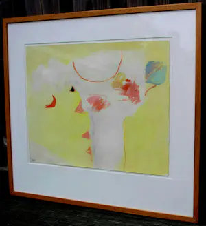 Eugène Brands - grote ingelijste gouache op papier: 'Bloemen in witte vaas' kopen? Bied vanaf 1499!