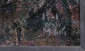 Piet van Mook - Gemengde techniek op board, Zonder titel - Ingelijst kopen? Bied vanaf 1!