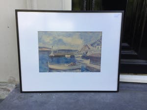 Frans Funke - A6067 - Sloepjes voor de kunst van Santorini kopen? Bied vanaf 75!