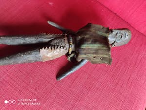 Dogon - houten POP, aangekleed kopen? Bied vanaf 1!