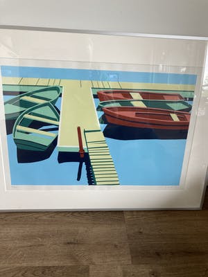 Roel Jonges - Kleurenlitho z.t. kopen? Bied vanaf 80!
