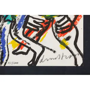 Bengt Lindstrom - Zonder titel - kleurenlitho kopen? Bied vanaf 250!