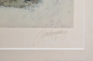 Jan Radersma - Zeefdruk: 'Zonder titel' (1990). kopen? Bied vanaf 70!