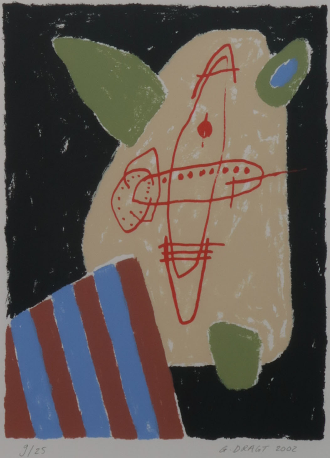 Gijs Dragt - Zeefdruk, Black Box XXVIII - Ingelijst kopen? Bied vanaf 1!