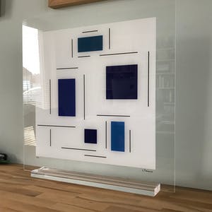 Genevieve Claisse - Mixed media op perspex - Gesigneerd - Oplage EA kopen? Bied vanaf 245!