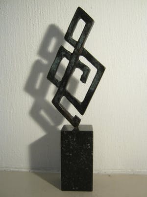 Brons (Onbekend) - Brons sculptuur - Muzieksleutel kopen? Bied vanaf 100!