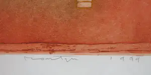 Jan Montyn - Ets, Zonder titel - Ingelijst kopen? Bied vanaf 75!