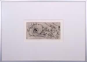 Henk Visch - Ets, De weg... nr. 13 - Ingelijst verkocht voor € 50!