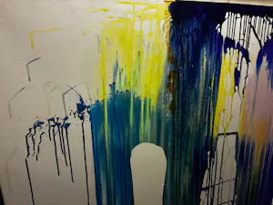 Rachid Ben Ali - Abstract werk kopen? Bied vanaf 200!