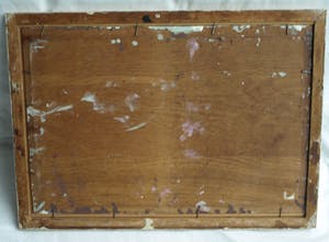 Niet of onleesbaar gesigneerd - Olieverf op paneel , “Strand Muiderberg” – gesigneerd & ingelijst - 1989 kopen? Bied vanaf 10!