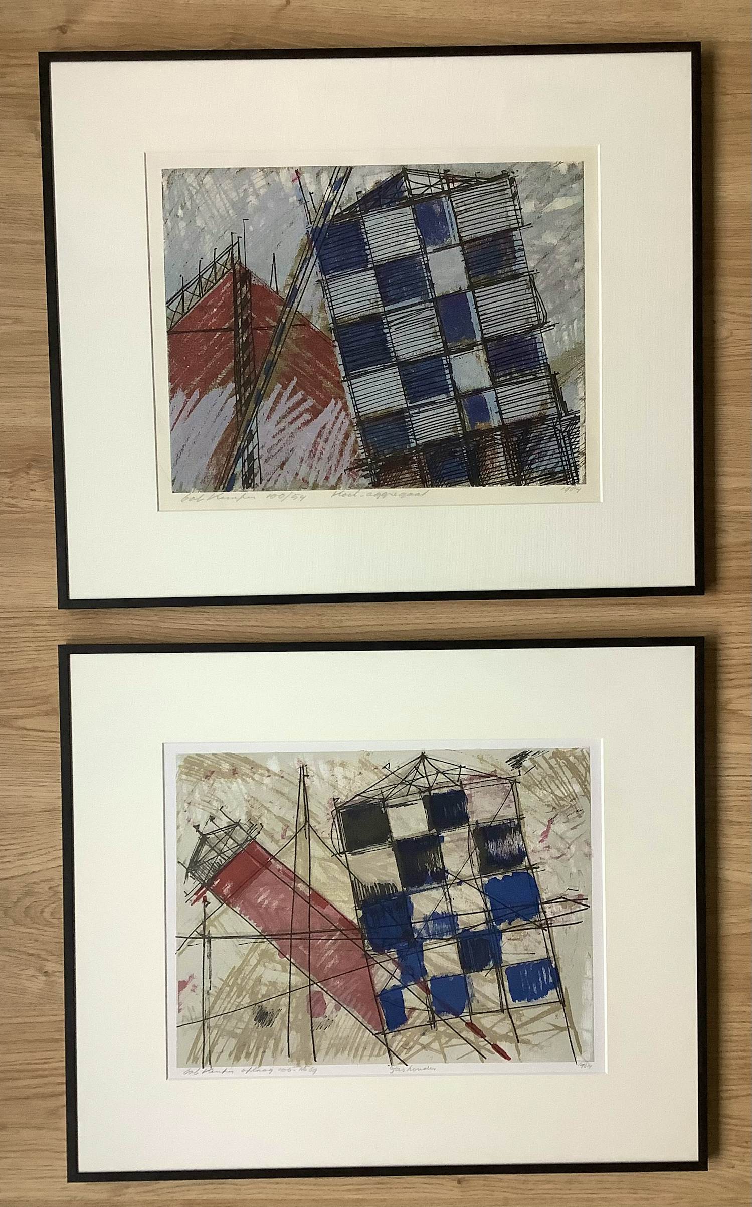 Bob Kemper - “Koel-aggregaat” en “Gashouder” (2 stuks) kopen? Bied vanaf 175!