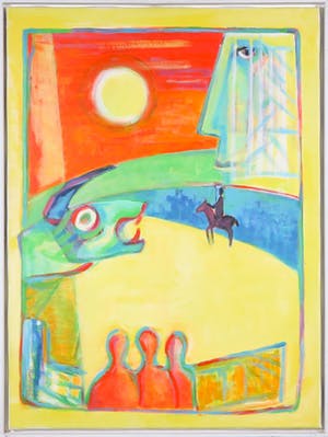 Joe Wols - Acryl op doek, Op weg naar het einde - Ingelijst kopen? Bied vanaf 1!