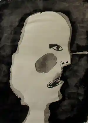 Lucebert - Ingelijste inkttekening - 1964 (nieuwe lijst!) kopen? Bied vanaf 895!