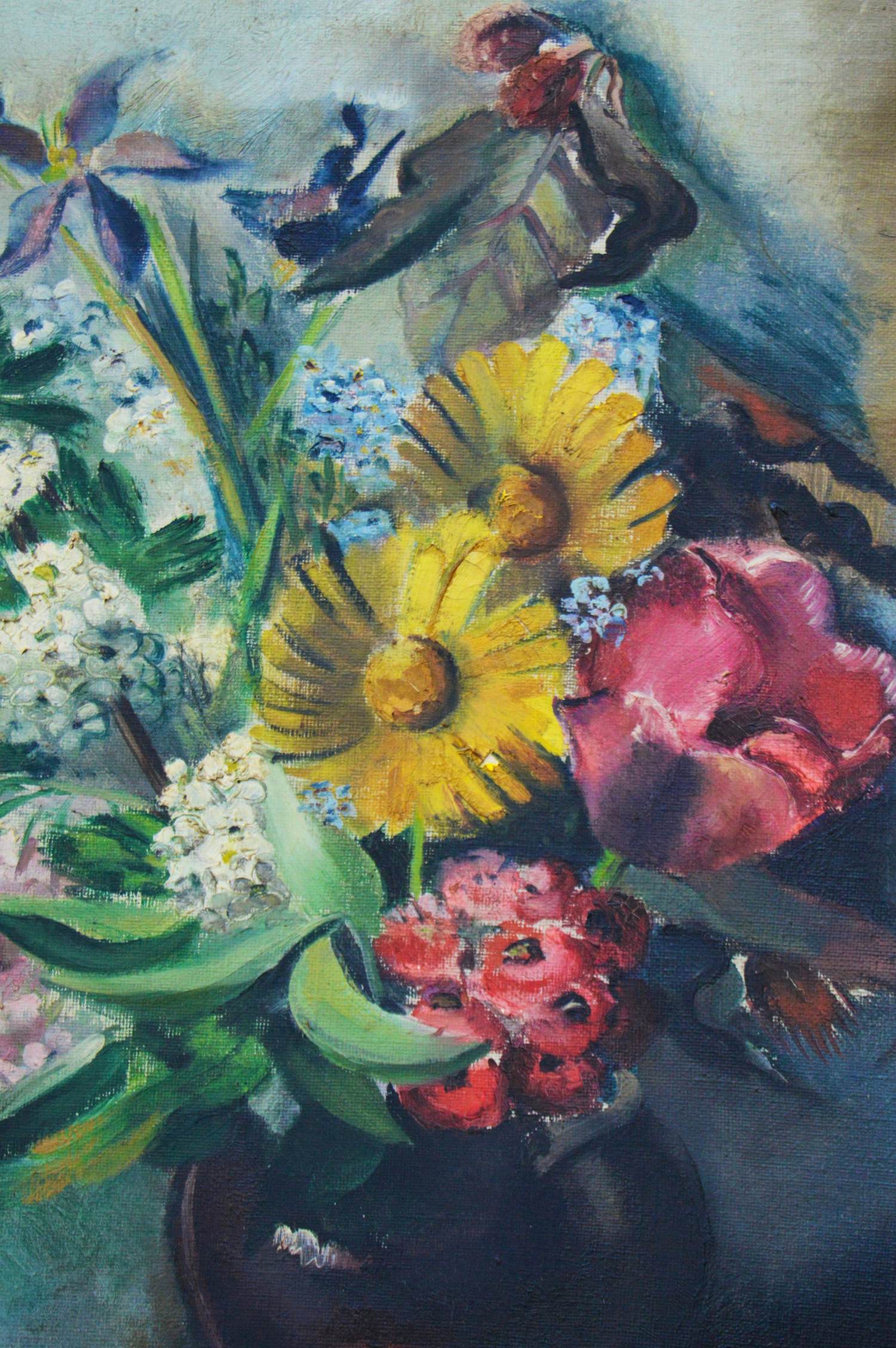 Dora Castell - Vaas met bloemen. kopen? Bied vanaf 75!