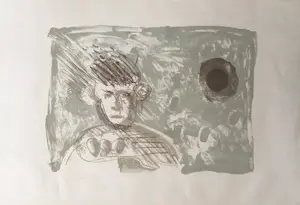 AcheterLucebert - litho ‘Hoofd’ - gesigneerd.? Enchérissez de 40!
