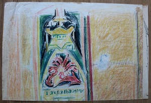 Charles J. Kemper - Pen tekening: Station Hofplein kopen? Bied vanaf 25!