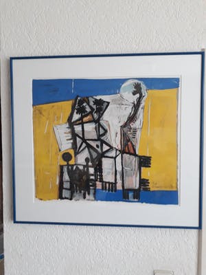 Corneille - Zeefdruk, 1951 Cobra grande oeuvre - Ingelijst kopen? Bied vanaf 175!