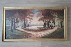 Onbekend - Herfstgezicht met zwaantjes kopen? Bied vanaf 10!
